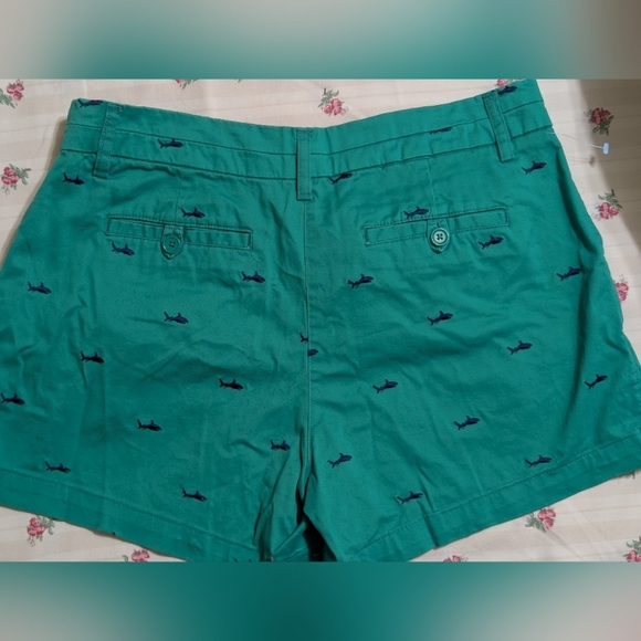 British Khaki Green Bermudas Lightweight Cotton - Picture 4 of 7